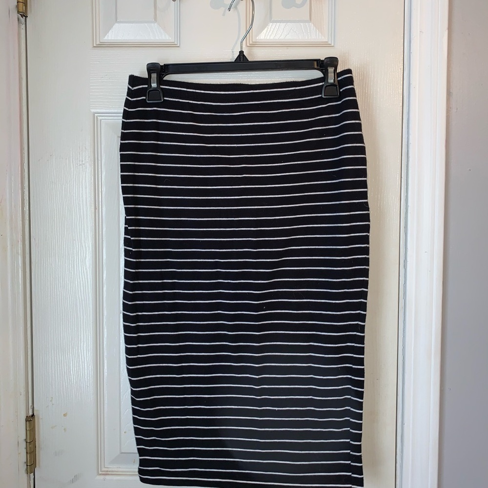 Black and white skirt